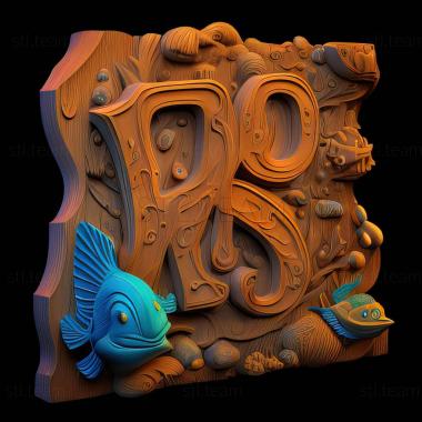 3D модель Гра Freddi Fish And Friends ABC Under The Sea (STL)